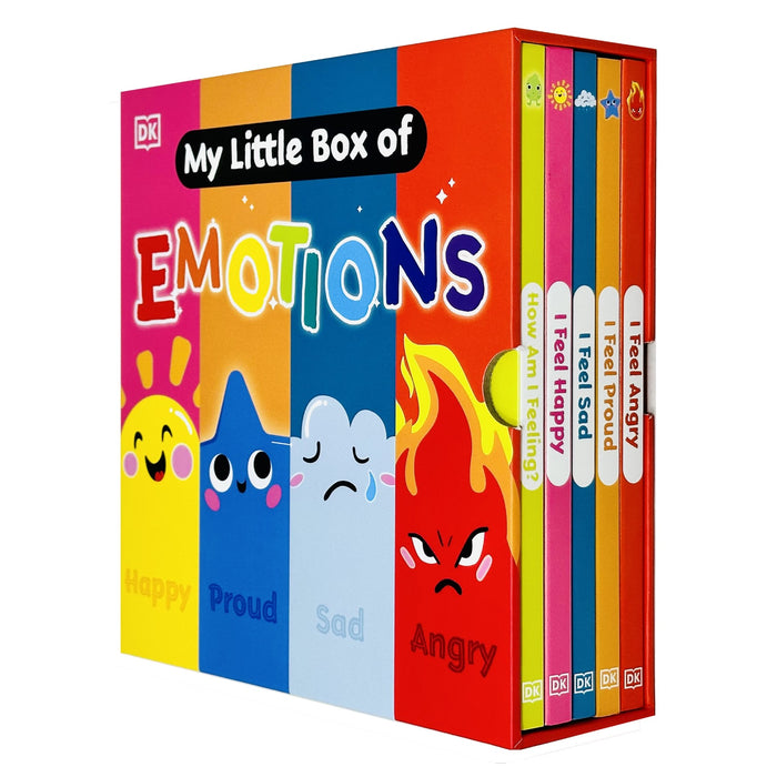 DK My Little Box of Emotions 5 Books Collection Box Set(I Feel Angry, I Feel Proud)