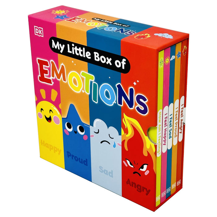 DK My Little Box of Emotions 5 Books Collection Box Set(I Feel Angry, I Feel Proud)