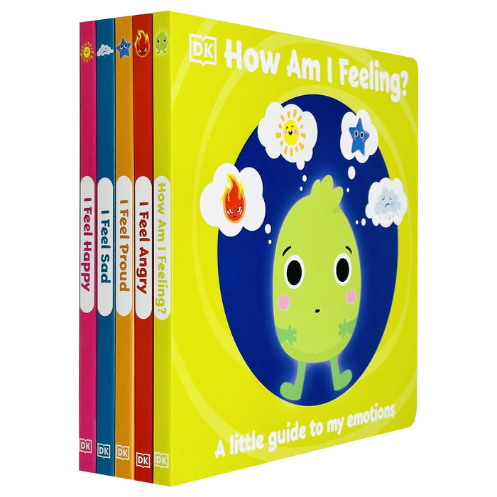 DK My Little Box of Emotions 5 Books Collection Box Set(I Feel Angry, I Feel Proud)