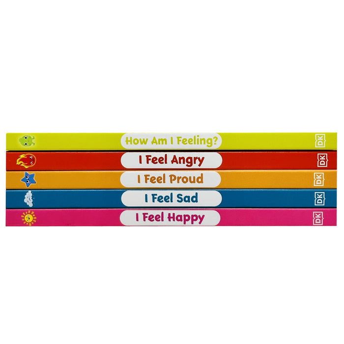 DK My Little Box of Emotions 5 Books Collection Box Set(I Feel Angry, I Feel Proud)