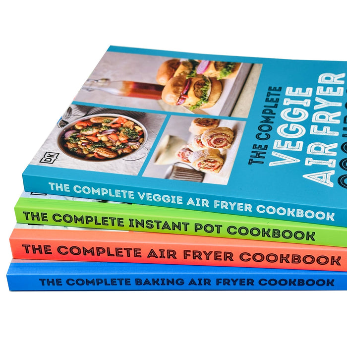 DK The Complete Air Fryer Cookbook 4 Books Collection Set (The Complete Veggie Air Fryer Cookbook)