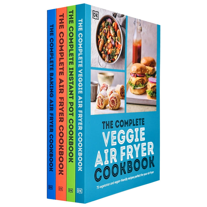 DK The Complete Air Fryer Cookbook 4 Books Collection Set (The Complete Veggie Air Fryer Cookbook)