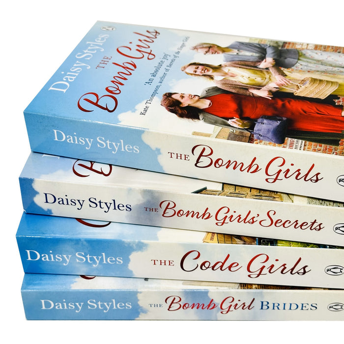 Daisy Styles The Bomb Girl Series 4 Books Collection Set - Bomb Girls, Code Girls, Bomb Girls Secrets, Bomb Girl Brides