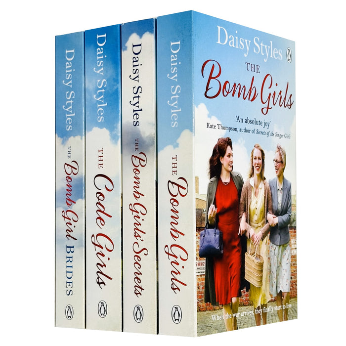 Daisy Styles The Bomb Girl Series 4 Books Collection Set - Bomb Girls, Code Girls, Bomb Girls Secrets, Bomb Girl Brides