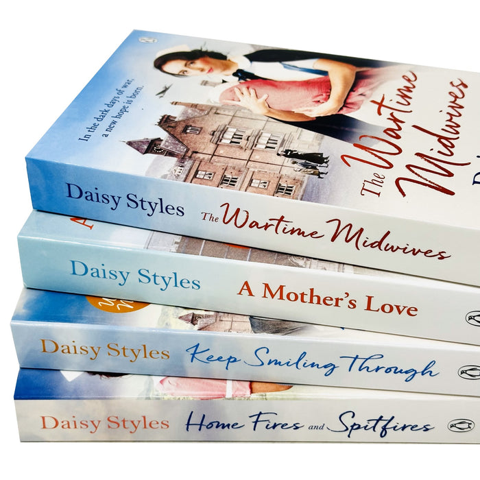 Daisy Styles Wartime Midwives Series Collection 4 Books Set (The Wartime Midwives)