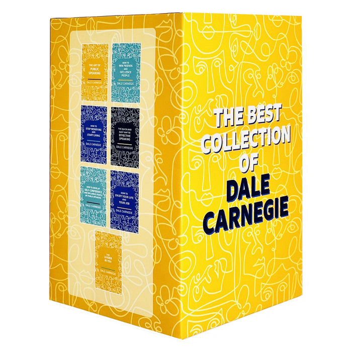 Dale Carnegie Collection 7 Books Set (The Art of Public Speaking, How To Stop Worrying And Start Living, Quick And Easy Way To Effective Speaking, How To Enjoy Your Life and Job, Leader in You)