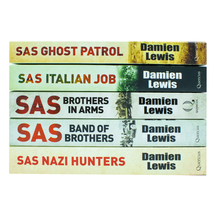 Damien Lewis SAS Collection 5 Books Set (Nazi Hunters, Italian Job)