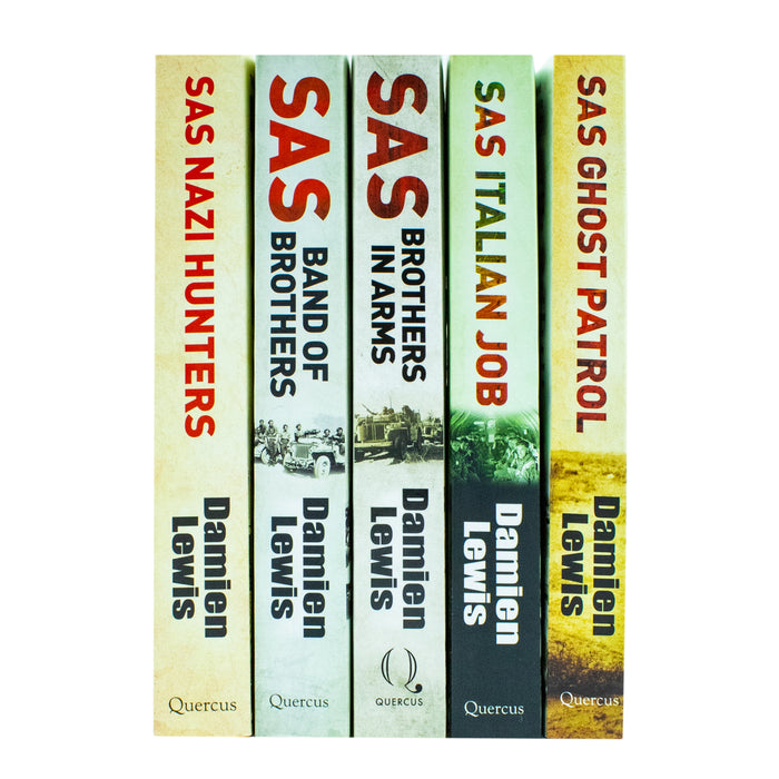 Damien Lewis SAS Collection 5 Books Set (Nazi Hunters, Italian Job)