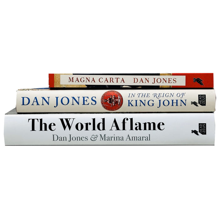 Dan Jones Collection 3 Books Set (Magna Carta, In Reign of King John,World Aflame)