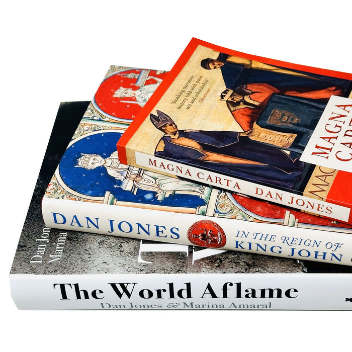 Dan Jones Collection 3 Books Set (Magna Carta, In Reign of King John,World Aflame)