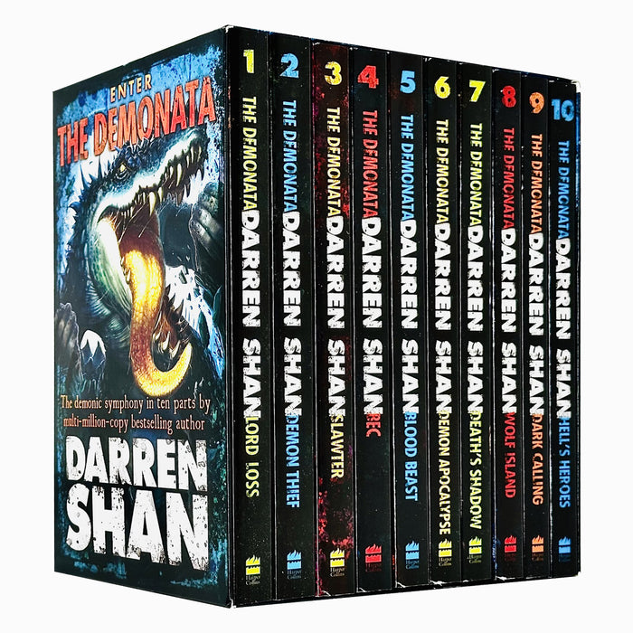 Darren Shan The Demonata 10 Books Collection Pack Set Brand New Demon