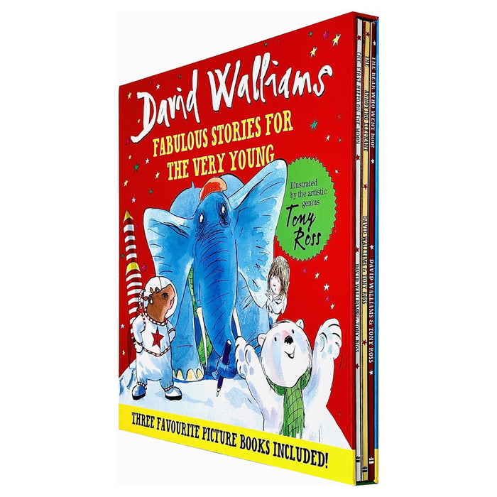 David Walliams Fabulous Stories For The Very Young 3 Picture Books Collection Box Set(The Slightly Annoying Elephant)