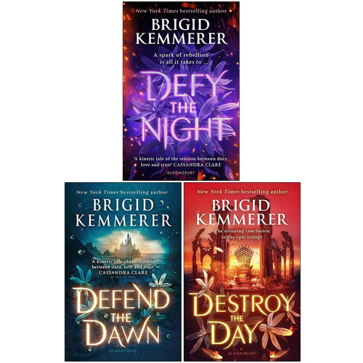 Defy the Night Series Collection 3 Books Set by Brigid Kemmerer Destroy the Day - The Book Bundle