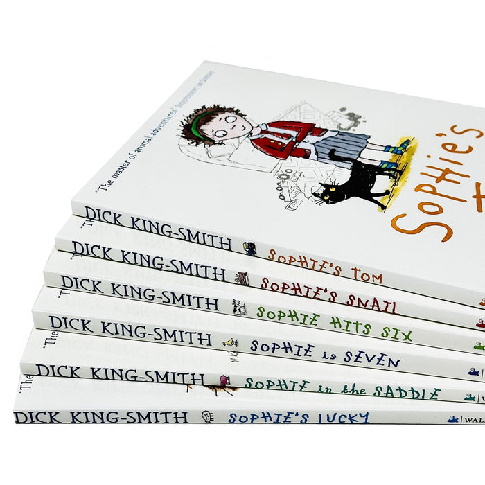 The Sophie Stories Books 1 - 6 Collection Set by Dick King-Smith (Sophie's Lucky, Sophie in the Saddle, Sophie is Seven)