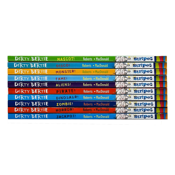 Dirty Bertie - Series 3 - Full 10 Books Collection Set (Pirate, Dinosaur, Zombie)