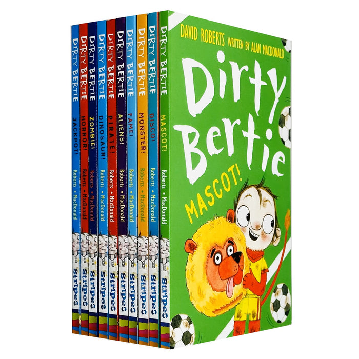 Dirty Bertie - Series 3 - Full 10 Books Collection Set (Pirate, Dinosaur, Zombie)