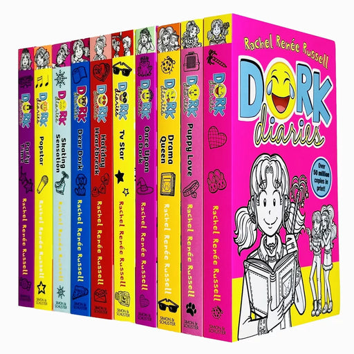 Dork Diaries Series 10 Books Collection Set by Rachel Renee Russell - The Book Bundle
