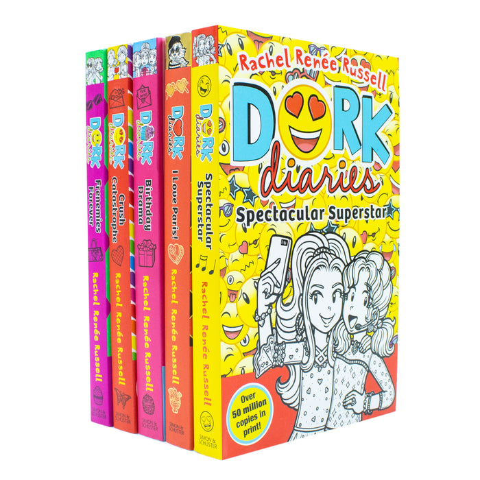 Dork Diaries Collection 5 Books Set (Volume 11-15) By Rachel Renee Russell