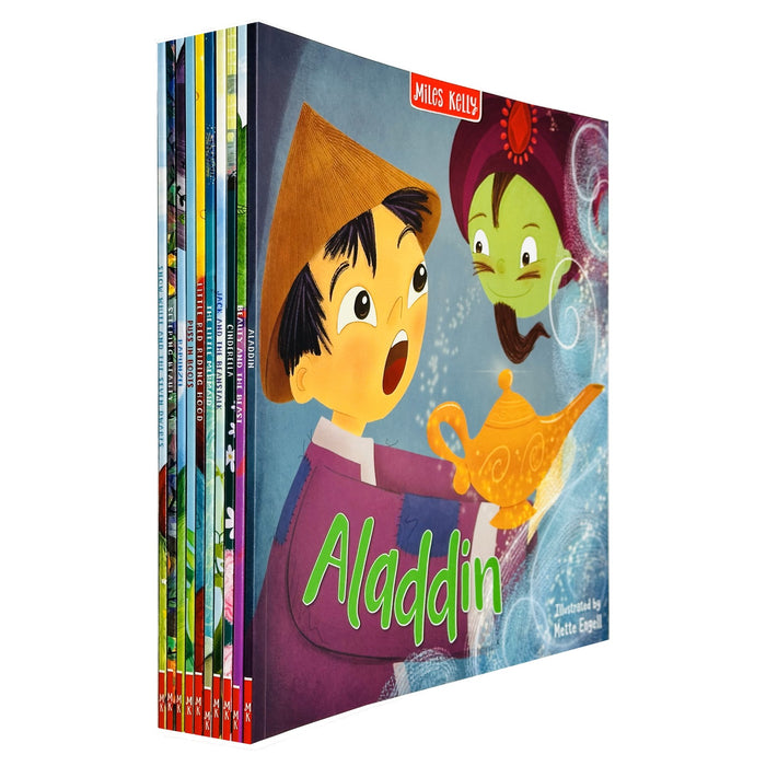 Fairy Tales Little Adventure 10 Books Collection Set(Aladdin, Cinderella, Rapunz)