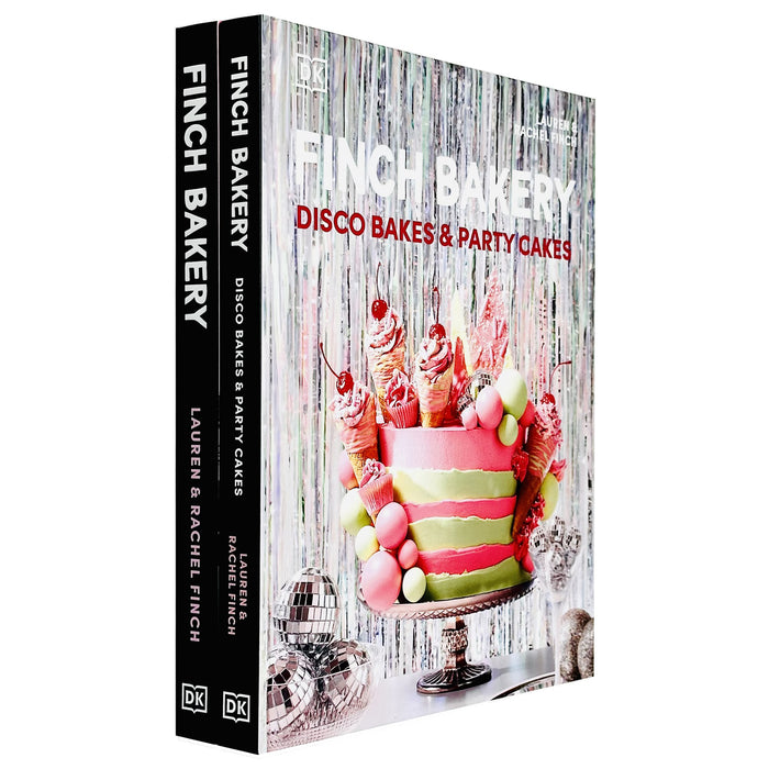 The Finch Bakery & Finch Bakery Disco Bakes and Party Cakes By Lauren Finch, Rachel Finch 2 Books Collection Set