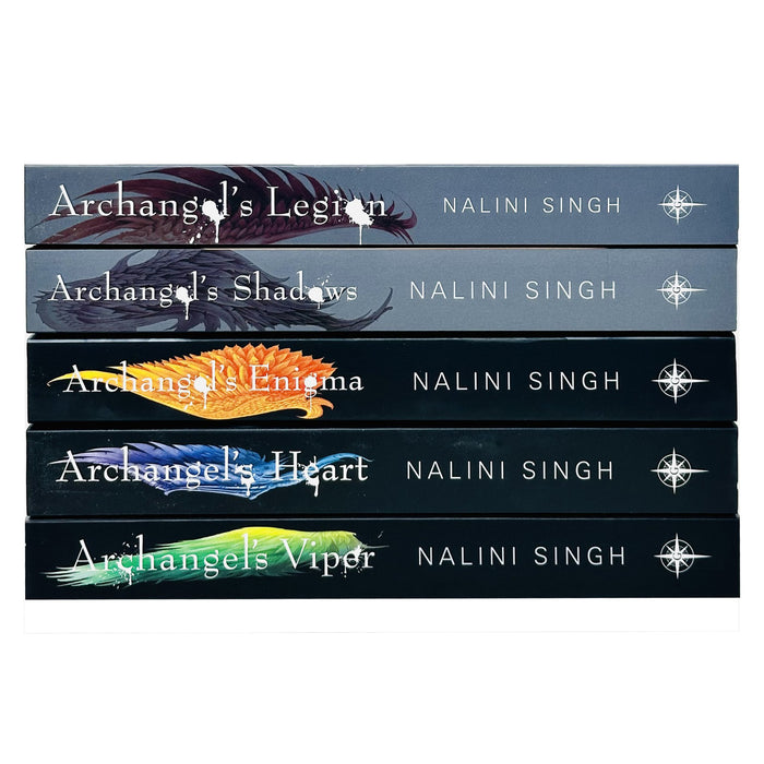 Guild Hunter Series 6-10: 5 Books Collection Set By Nalini Singh (Archangel's Legion, Archangel's Shadows, Archangel's Enigma, Archangel's...)