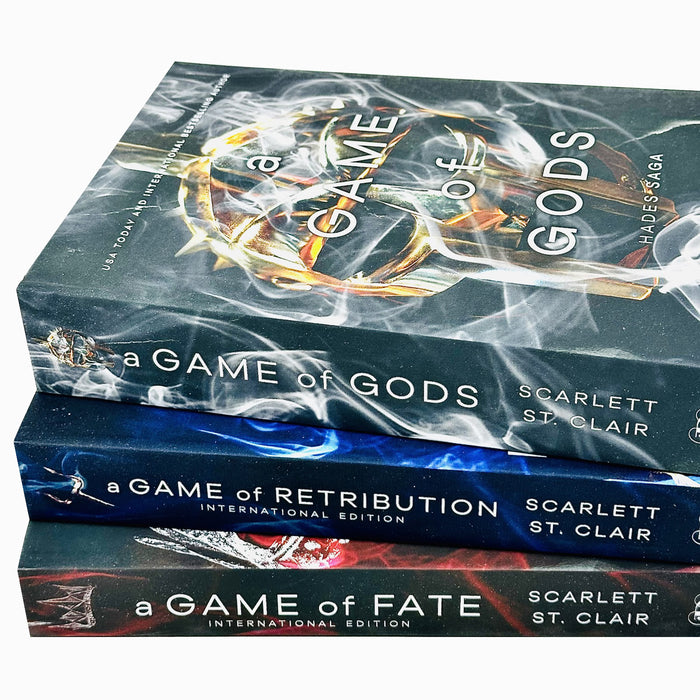 Hades x Persephone Saga 3 Books Collection Set By Scarlett St. Clair(A Game of Gods, A Game of Retribution & A Game of Fate)