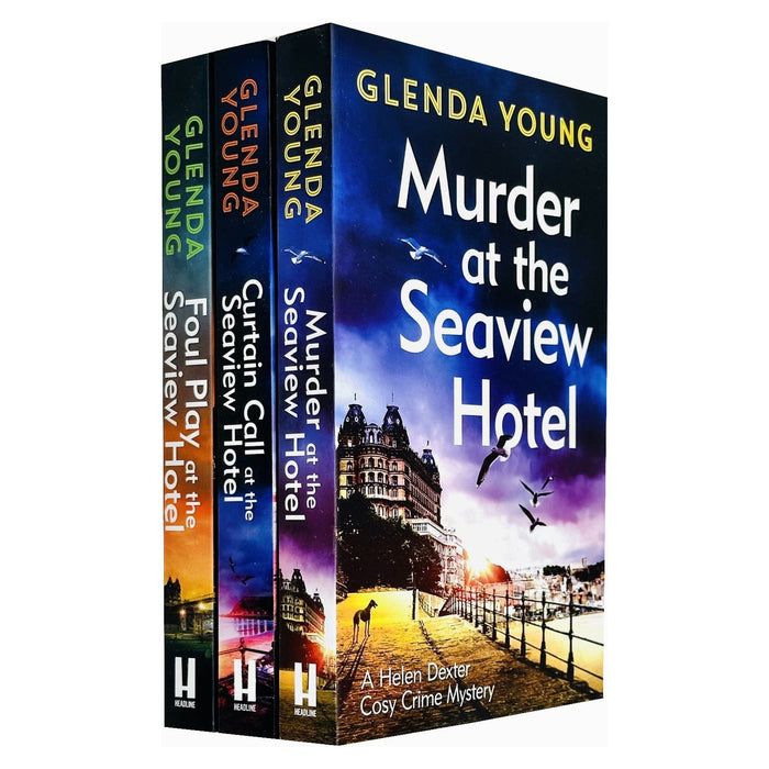 Helen Dexter Cosy Crime Mysteries 3 Books Set by Glenda Young Foul Play Seaview