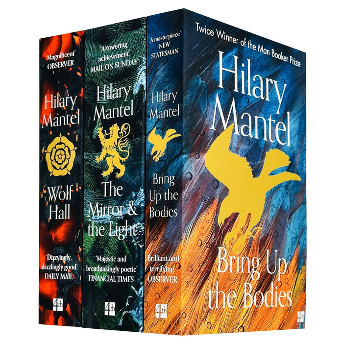 Hilary Mantel Collection 3 Books Set (Bring up the Bodies, Wolf Hall, A Place of Greater Safety)