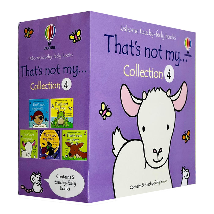 Usborne touchy-feely books That's not my... Collection 4: 5 Books Set (Witch, Pirate, Goat, Frog, Deer)