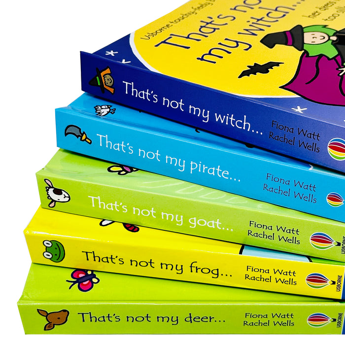 Usborne touchy-feely books That's not my... Collection 4: 5 Books Set (Witch, Pirate, Goat, Frog, Deer)