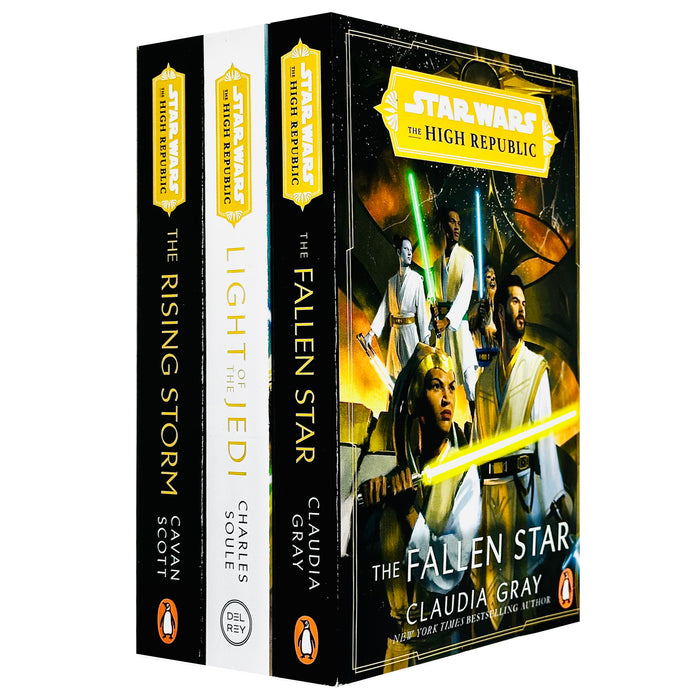 Star Wars: The High Republic Series 3 Books Collection Set (Light of the Jedi, Rising Storm & Fallen Star)