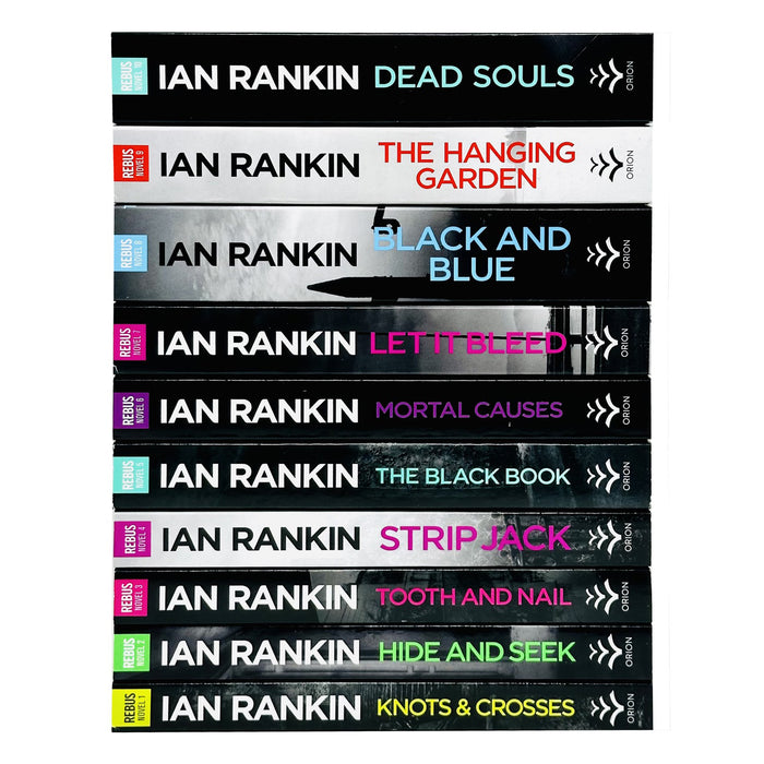 Ian Rankin Inspector Rebus Series Collection 10 Books Set (Knots And Crosses, Hide And Seek)