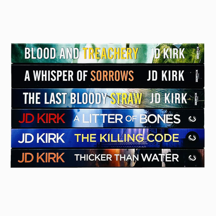 DCI Logan Crime Thrillers (1- 6) Books Collection Set By JD Kirk - The Book Bundle