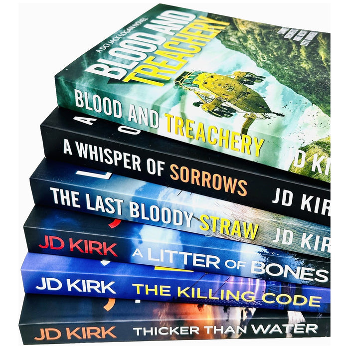 DCI Logan Crime Thrillers (1- 6) Books Collection Set By JD Kirk - The Book Bundle