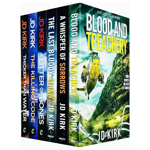 DCI Logan Crime Thrillers (1- 6) Books Collection Set By JD Kirk - The Book Bundle