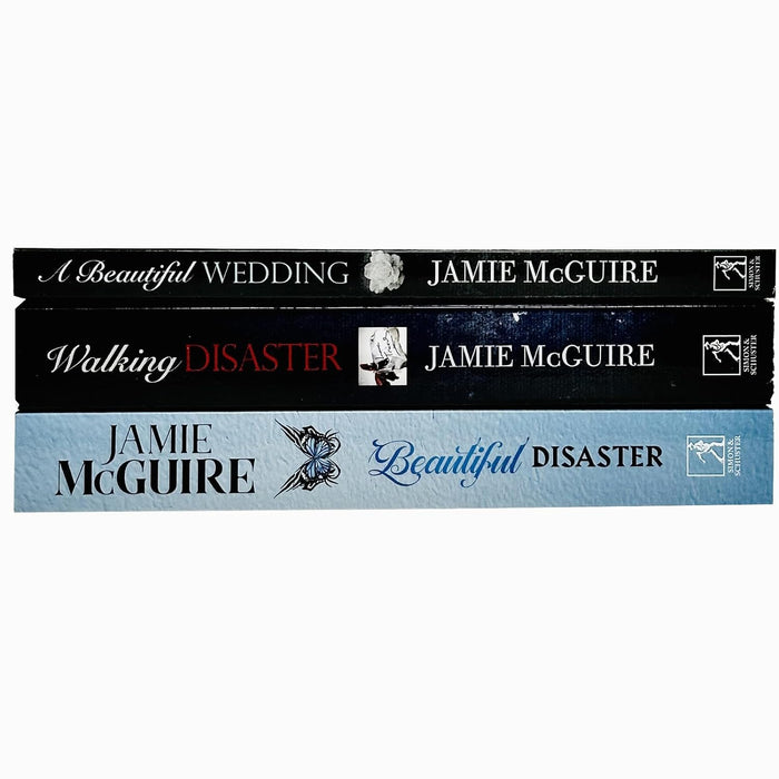 Jamie McGuire Beautiful Series Collection 3 Books Set (Beautiful Disaster, Walking Disaster, A Beautiful Wedding) - The Book Bundle