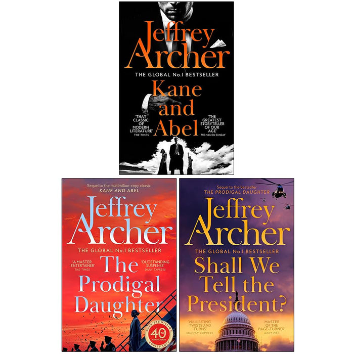 Jeffrey Archer Kane and Abel Series 3 Books Collection Set