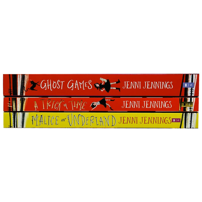 Malice's Adventures in Underland Series 3 Books Set by Jenni Jennings (Trick Time)