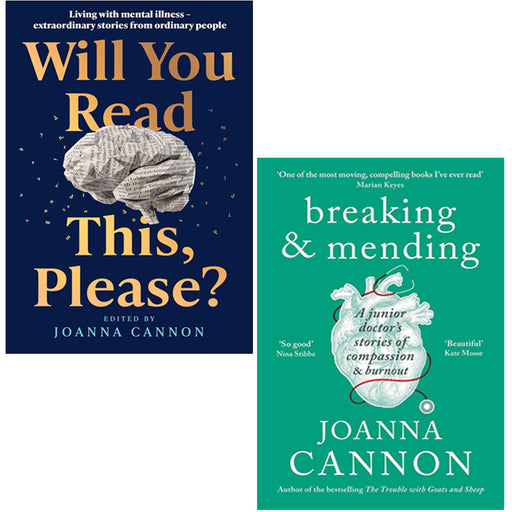 Joanna Cannon Collection 2 Books Set (Will You Read This, Please? & Breaking and Mending) - The Book Bundle