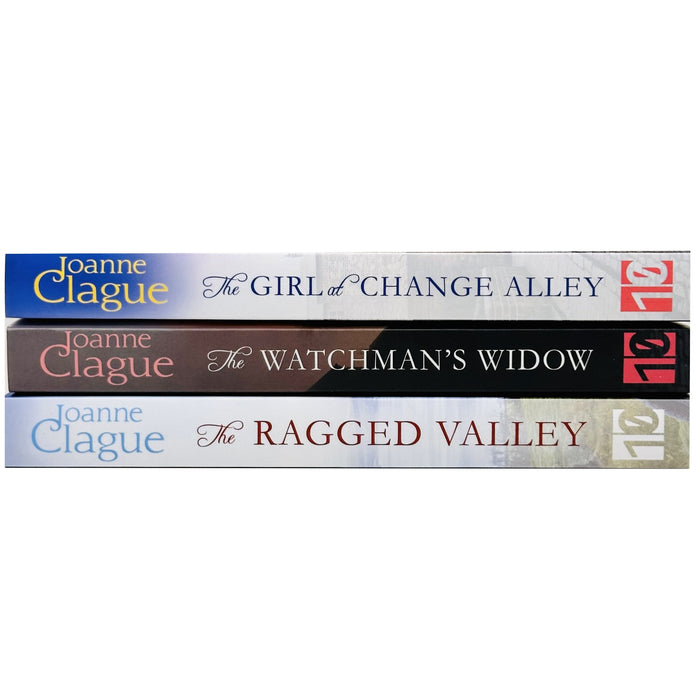 Sheffield Sagas 3 Books Collection Set by Joanne Clague Ragged Valley, Watchman