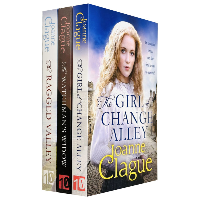 Sheffield Sagas 3 Books Collection Set by Joanne Clague Ragged Valley, Watchman