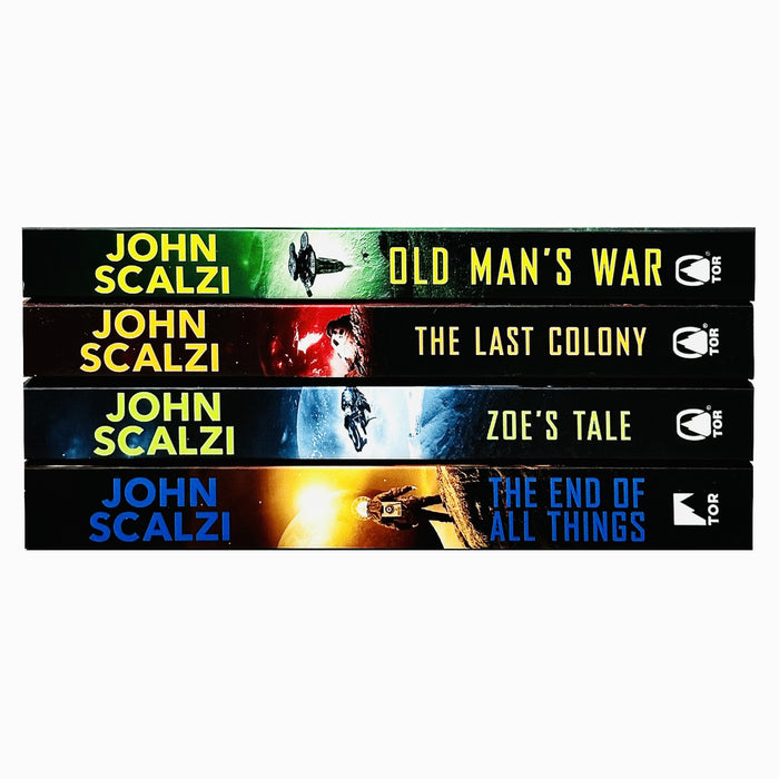 Old Man's War Series 4 Books Collection Set By John Scalzi (Old Man's War, The Last Colony, Zoe's Tale & The End of All Things)