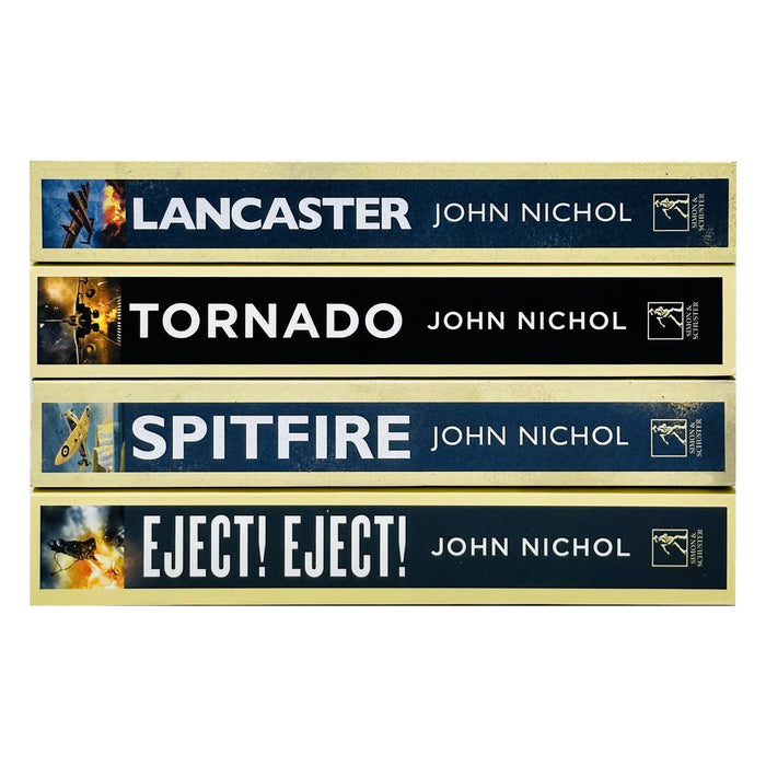 John Nichol Collection 4 Books Set (Eject! Eject!, Tornado, Lancaster, Spitfire)