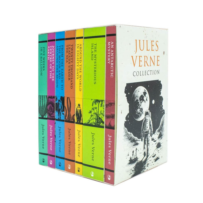 Jules Verne 7 Books Set Collection: (Journey to the Centre of the Earth)