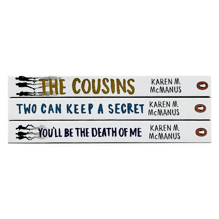 Karen M. McManus 3 Books Collection Set (The Cousins, Two Can Keep a Secret, You will be the Death of Me)