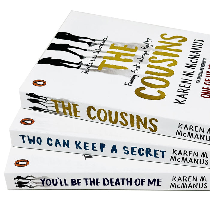 Karen M. McManus 3 Books Collection Set (The Cousins, Two Can Keep a Secret, You will be the Death of Me)