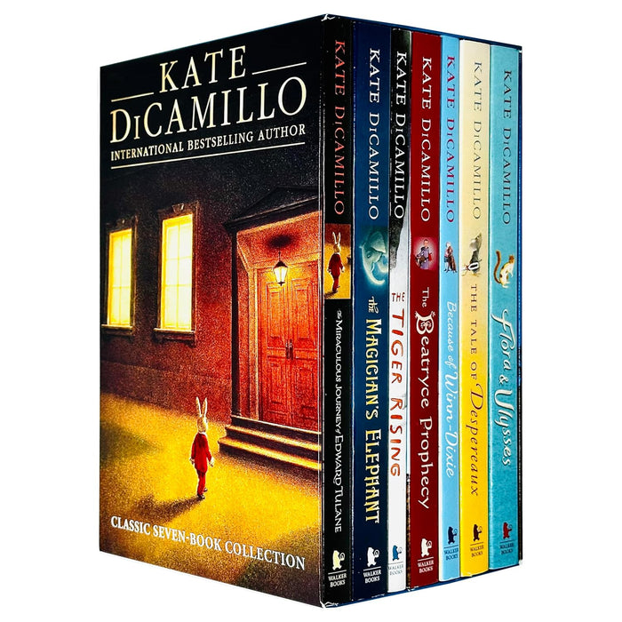 Kate DiCamillo Classic 7 Books Collections Box Set (Tiger Rising, Flora & Ulysses)