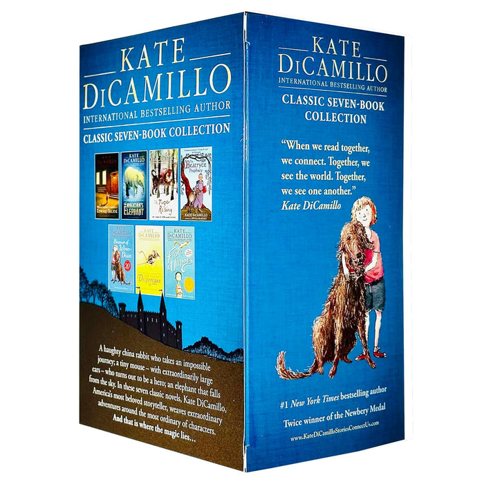 Kate DiCamillo Classic 7 Books Collections Box Set (Tiger Rising, Flora & Ulysses)