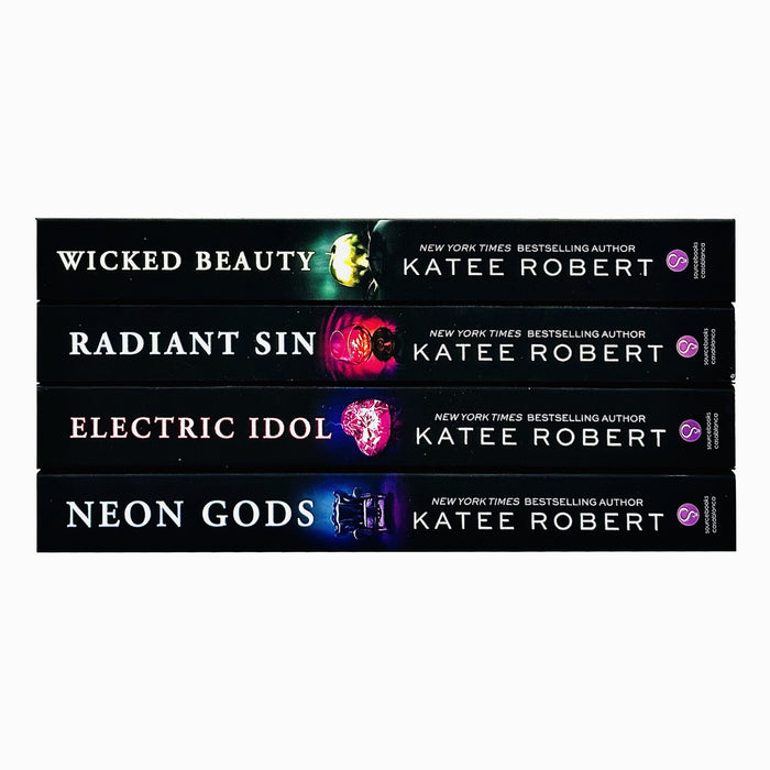 Katee Robert Dark Olympus Series 4 Books Set (Neon Gods, Electric Idol, Wicked Beauty, Radiant Sin)