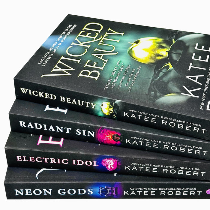 Katee Robert Dark Olympus Series 4 Books Set (Neon Gods, Electric Idol, Wicked Beauty, Radiant Sin)